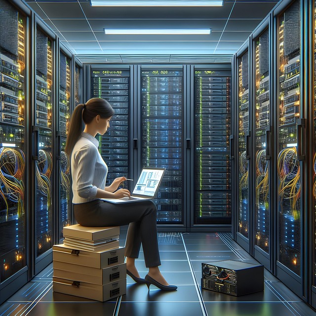 Server, Bærbar, Start Op, Web, Mennesker