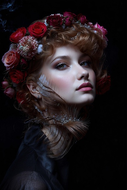 Mujer, Naturaleza, Flores, Glamour