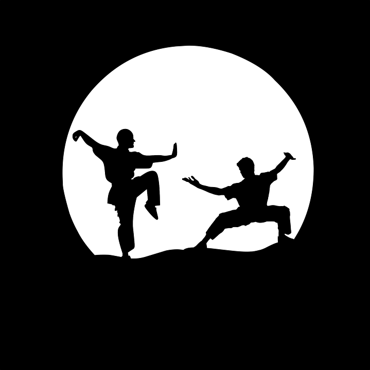 功夫 轮廓 武术 - 免费矢量图形Pixabay - Pixabay