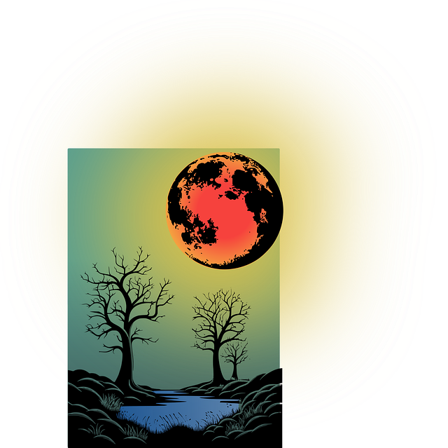 Free Moon Night vector and picture