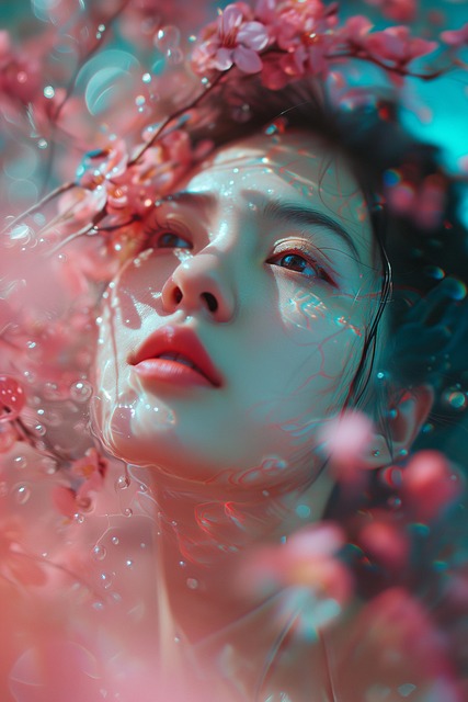 Free Woman Flowers photo and picture