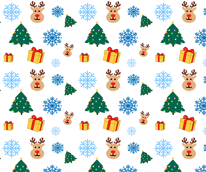 Free Reindeer Gifts illustration and picture