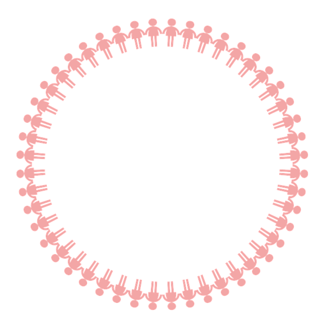 Free frame border circle illustration