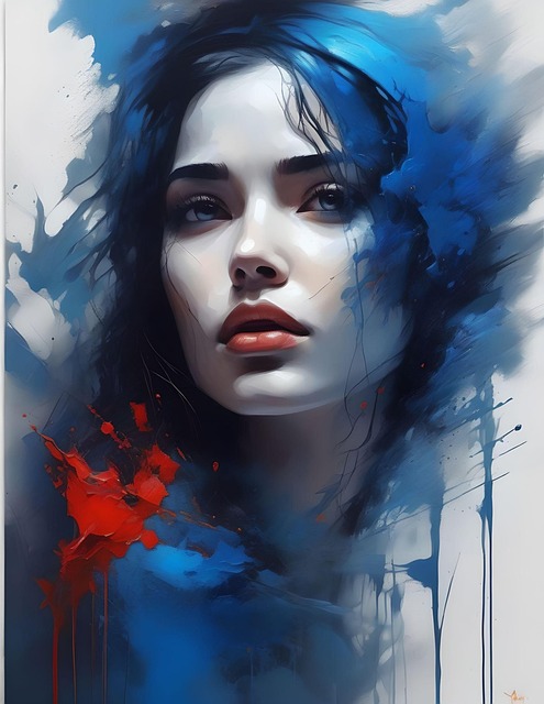 Free ai generated woman model illustration