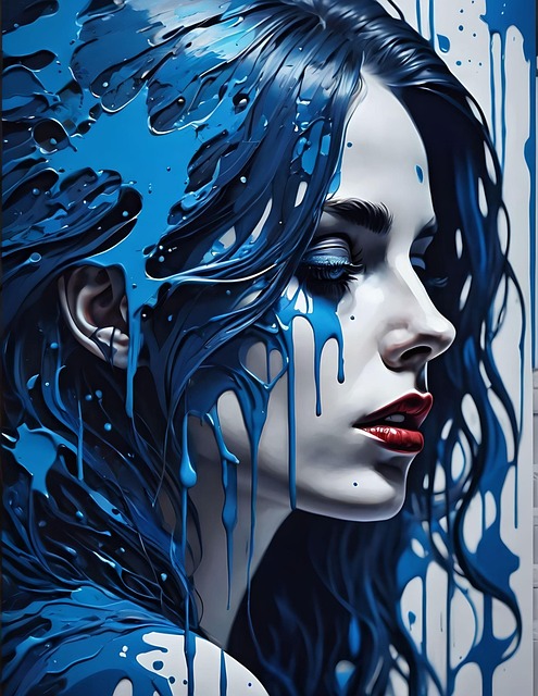 Ai Generado, Mujer, Modelo, Cuadro, Arte
