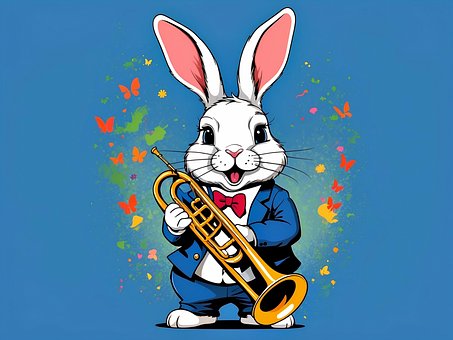 Free Ai Generated Rabbit illustration and picture