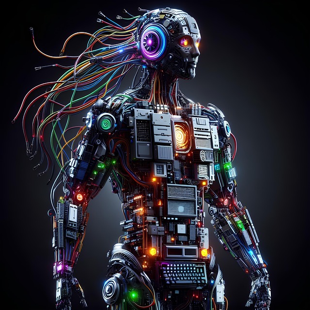 Free Ai Generated Cyborg illustration and picture