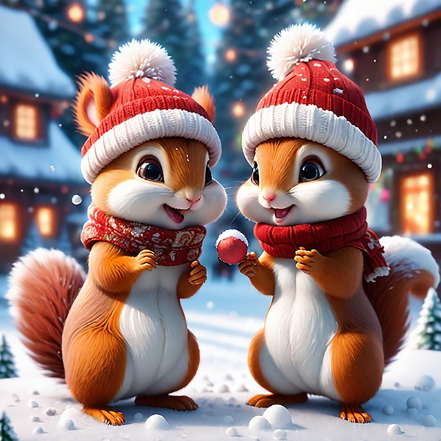 Free Squirrel Cute Tiny Little Squirrel illustration and picture
