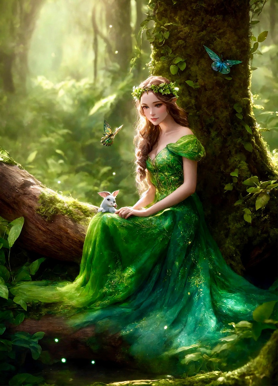 Download free HD stock image of Ai Generated Elf Free ai generated elf creature illustration