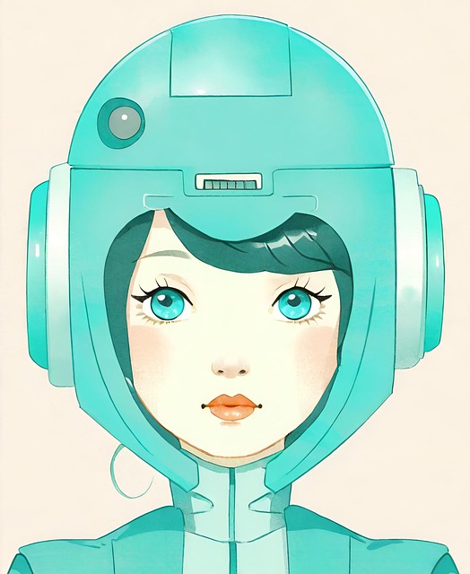 Free ai generated woman cosmonaut illustration