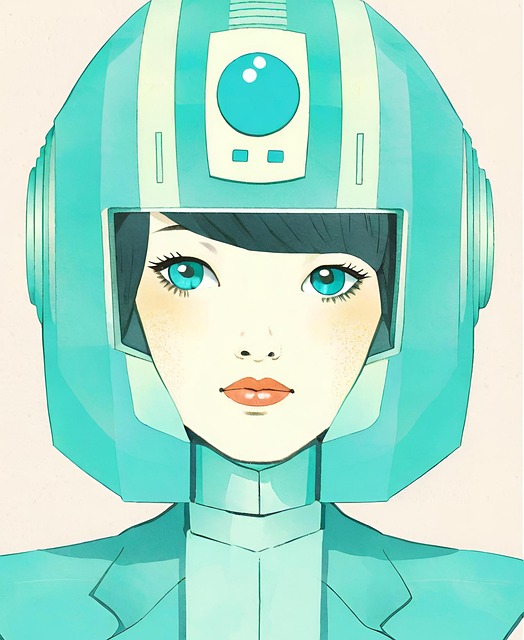 Free ai generated woman cosmonaut illustration