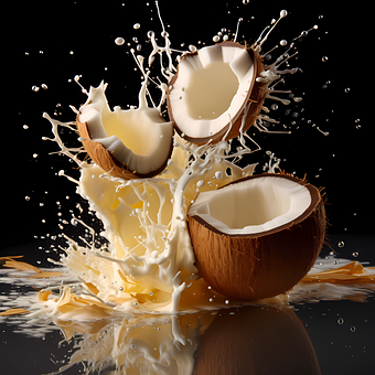 Free Coconut Coconut Breaks illustration and picture