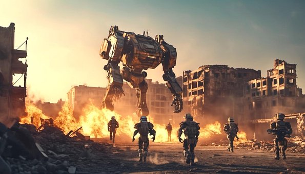 Free Ai Generated Soldiers illustration and picture
