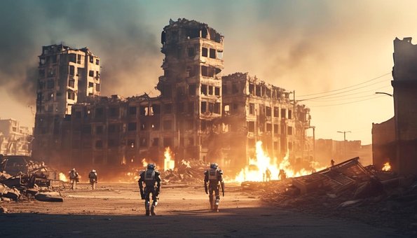 Free Ai Generated War illustration and picture
