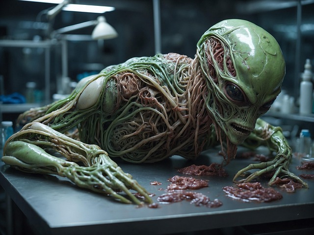 Free ai generated alien creature illustration