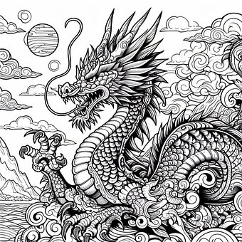 Free Ai Generated Dragon illustration and picture