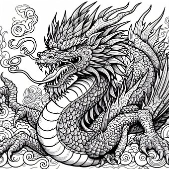 Free Ai Generated Dragon illustration and picture