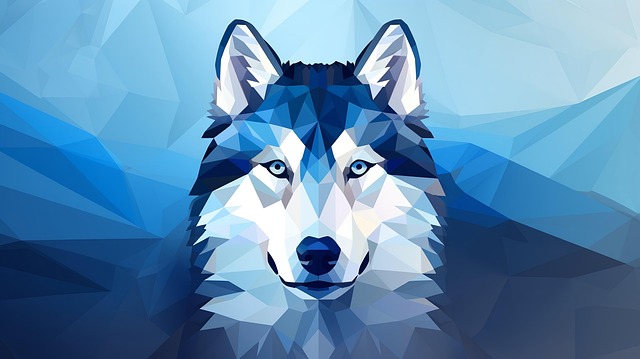 Download free HD stock image of Ai Generated Husky Free ai generated husky dog illustration