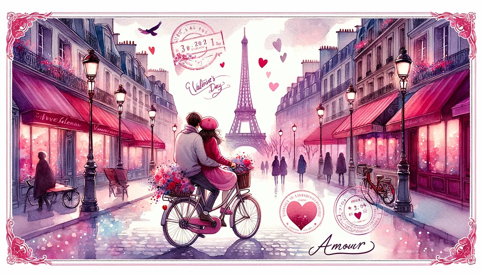 Download Parisian Wallpaper, Valentine'S Day Decor,