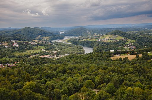 Bieszczady, Polônia, Natureza, Panorama