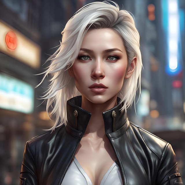 Download free HD stock image of Ai Generated White Tiger Free ai generated white tiger comic book illustration