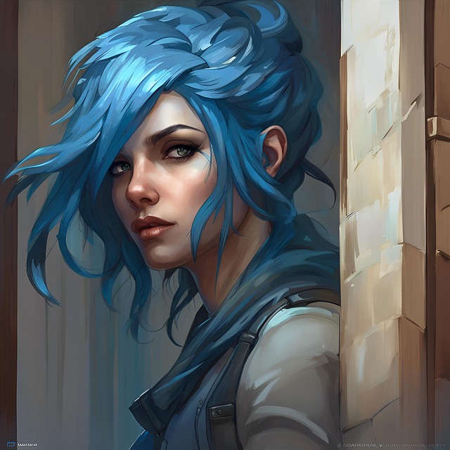 Download free HD stock image of Ai Generated Woman Free ai generated woman lightning raider illustration