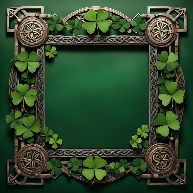 Free ai generated shamrock clover illustration