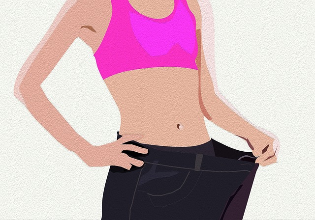 Free weight loss lifestyle diet illustration