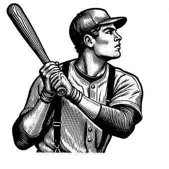Ai Generert, Mann, Flaggermus, Baseball
