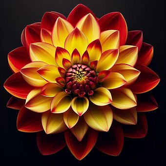 Ai Generert, Blomst, Dahlia, Kronblad