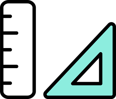Free Ruler Architecture vector and picture