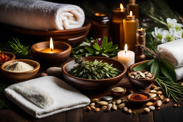 Free aromatherapy spa ayurveda illustration