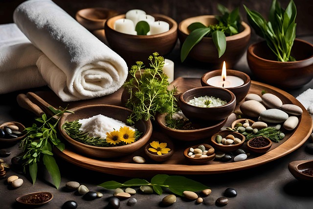 Free ayurveda aromatherapy spa illustration