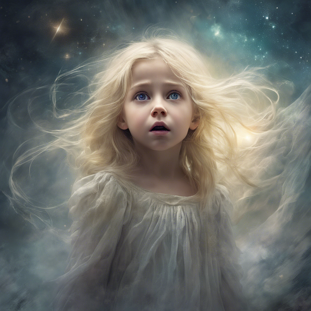 Free ai generated kid space illustration