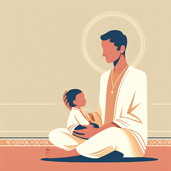 Vater, Sohn, Familie, Baby, Liebe, Kind