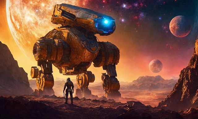 Free ai generated planet space illustration