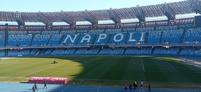 Napels, Italië, Stadion, Voetbal, Veld