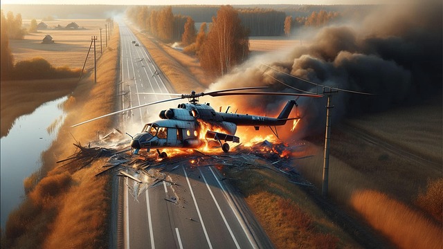 Download free HD stock image of Ai Generated Helicopter Free ai generated helicopter road illustration