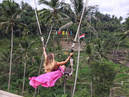 Free Blonde Woman Bali photo and picture