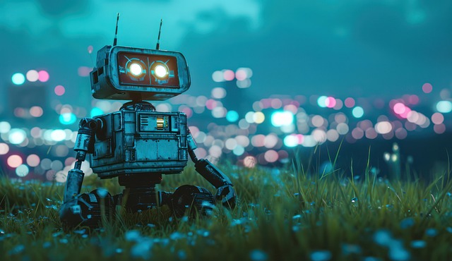 Free ai generated robot anime illustration