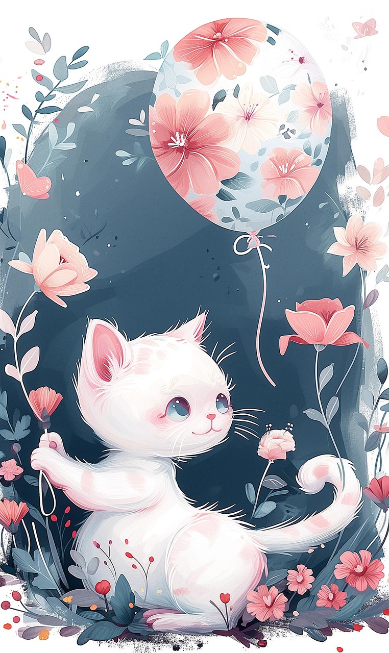 Download free HD stock image of Ai Generated Cat Free ai generated cat kitten illustration