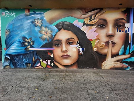Graffiti, Vegg, By, Bykunst, Bymaleri