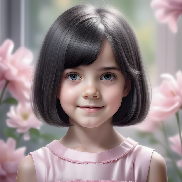 Download Ai Generated Girl Child Royalty Free Stock Illustration 