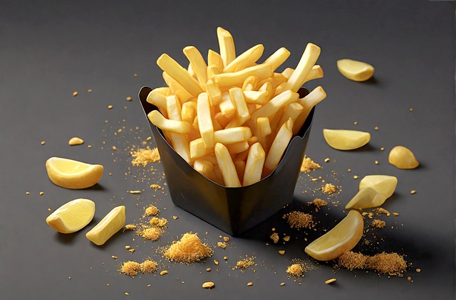 Free ai generated french fries fries illustration