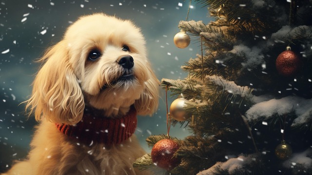 Ai Gerado, Filhote De Cachorro, Natal