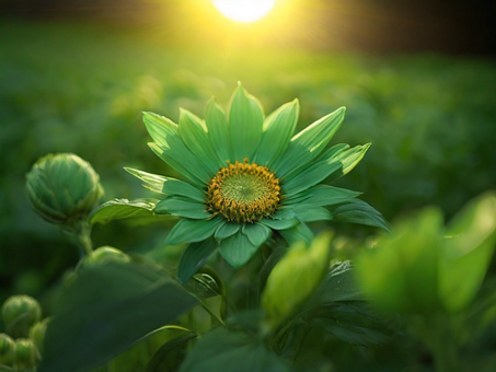Free Green Flower Gree photo and picture