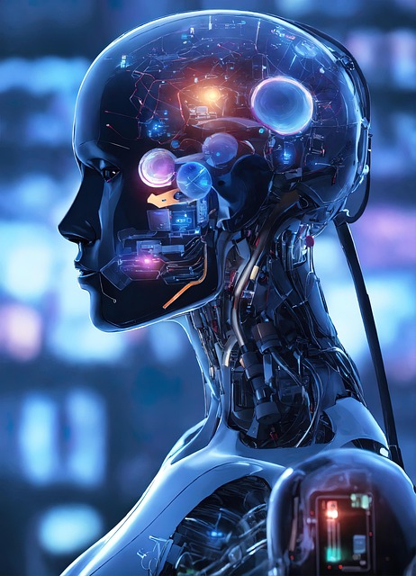 Download free HD stock image of Ai Generated Robot Free ai generated robot brain illustration