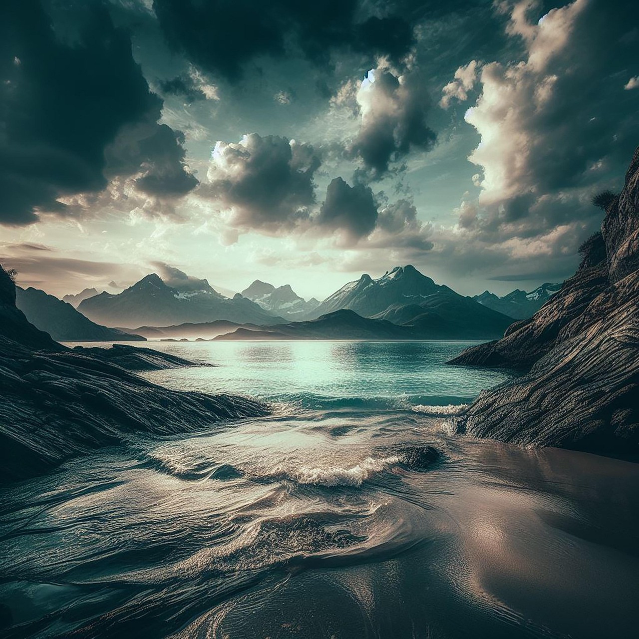 Download Ai Generated Sea Ocean Royalty-Free Stock Illustration Image ...