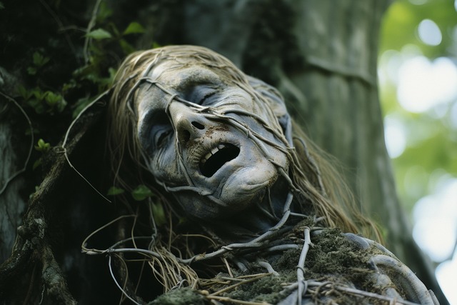 Download free HD stock image of Ai Generated Zombie Free ai generated zombie nature illustration