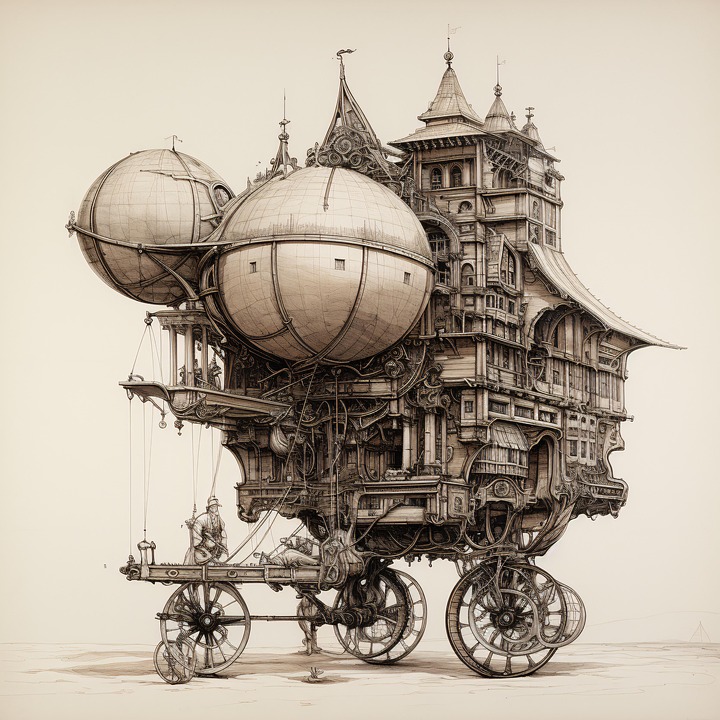 Ai产生的 蒸汽朋克 车 - Pixabay上的免费图片 - Pixabay